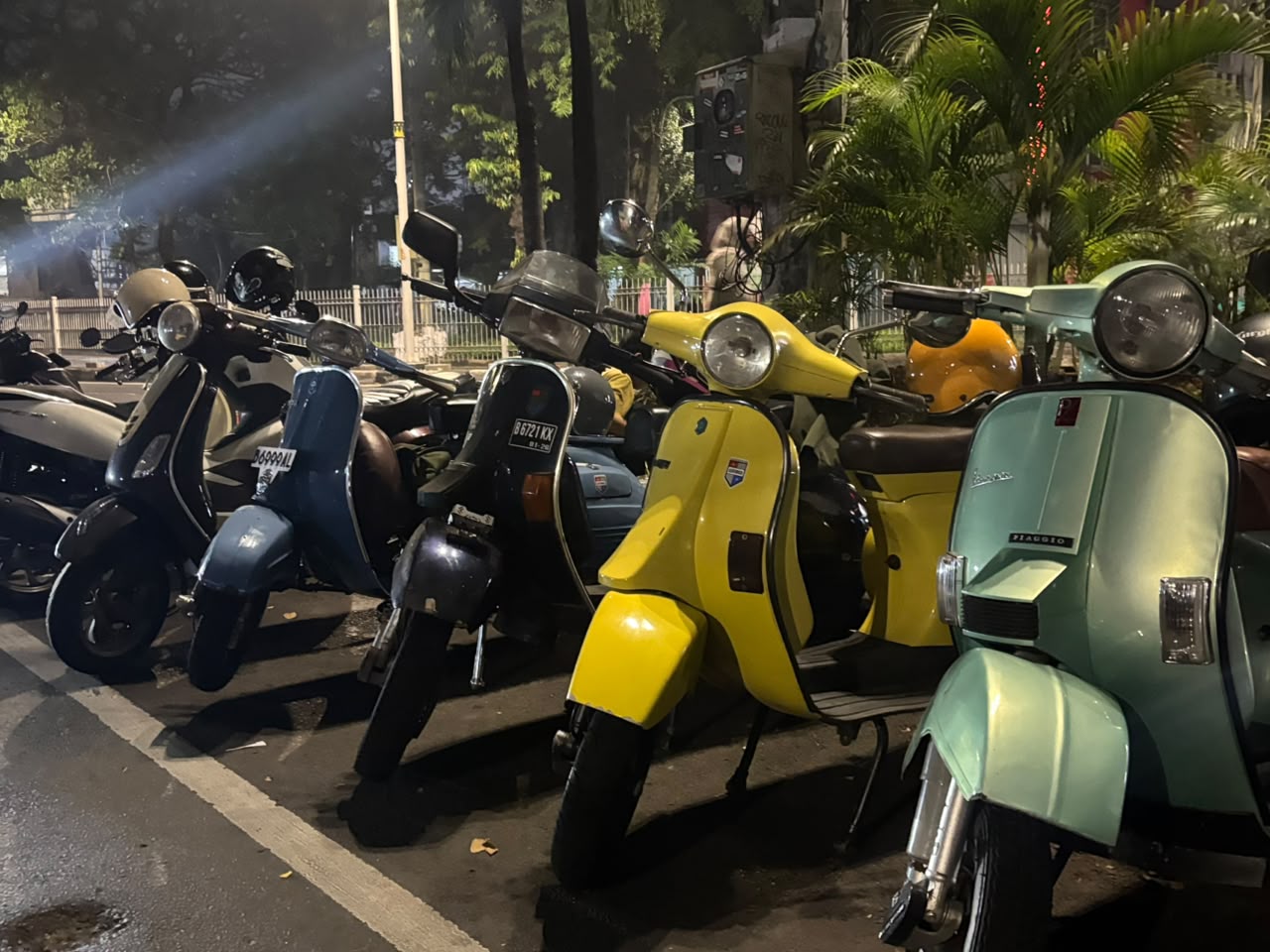 Scooter ride event venue
